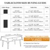 BESBESME Farmhouse Table Cloth Waterproof Boho Style,Kitchen Dining Room Briaded