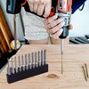 Pack of 5 Bit Holder Screwdriver Head Storage Plastic 12