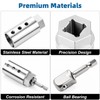 Trailer Jack Drill Adapter, Upgraded Stainless Steel 1 Inch Cordless