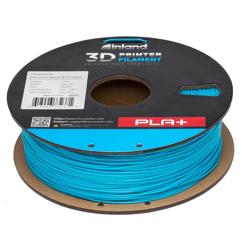 INLAND Micro Center PLA+ 3D Printing Filament 1.75mm - PLA