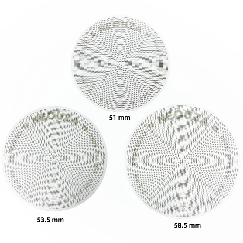 NEOUZA 53.5mm Espresso Puck Screen, 0.2mm Ultra Thin Coffee Filter,