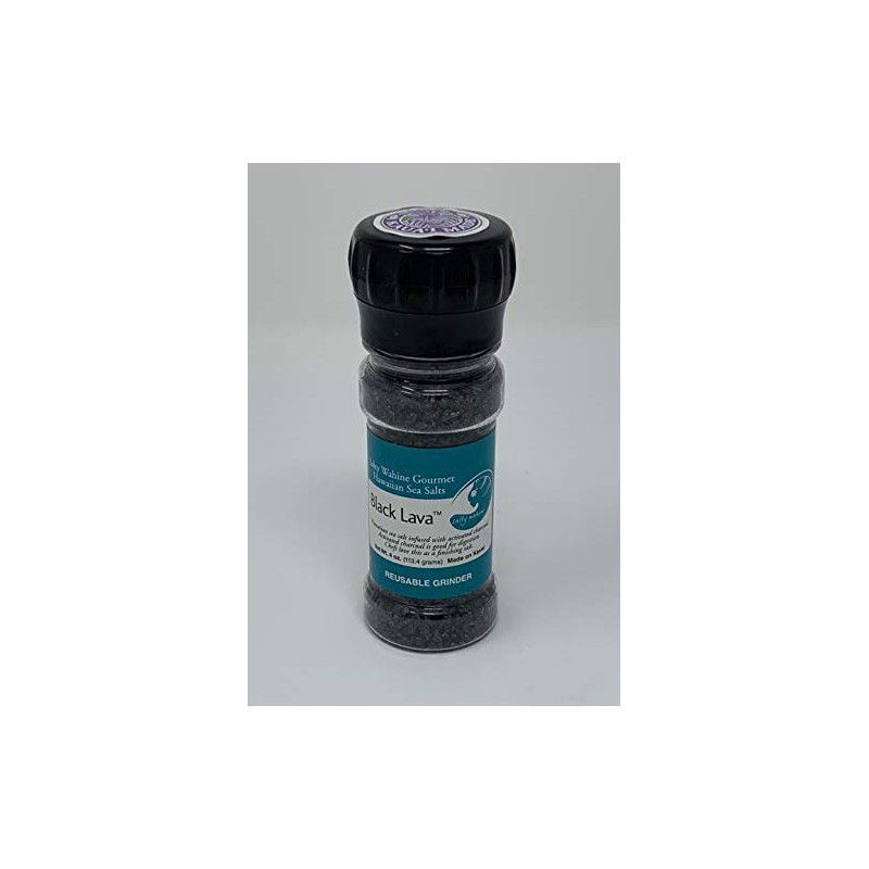 Salty Wahine Black Lava Salt