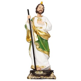 5" St Jude Florentine Resin Statue ~ 125mm
