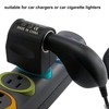 AC/DC-Auto-Netzteil, Universeller 2000-mA-Strom, 100–240 V DC, 12 V, Auto-Zigarettenanzünder-Adapter mit