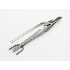 Half-Shank Tweezer Jewelry Soldering Tweezers for Rings Stainless Steel 6-1/2” by JTS