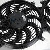 Wangtney Full Aluminum Shroud+2X12'' Slim Fan+Thermostat Relay Kit Compatible with
