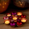Zeya Tea light holder red pink orange pink | living