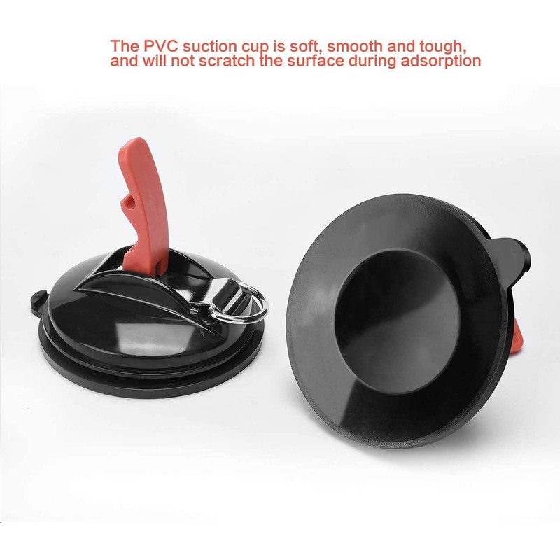profiwoab 3 Pack Suction Cups with Straps D Ring, Heavy