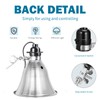 EP Clamp Lamp Light with Detachable 5.5 Inch Aluminum Reflector,