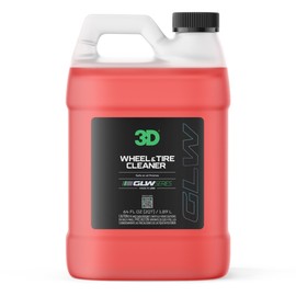 3D GLW Series Wheel & Tire Cleaner – Deep Cleaning All-in-One Formula | Removes Brake Dust, Grime, Tire Browning | Safe on All Wheels | DIY Car Detailing |64 oz