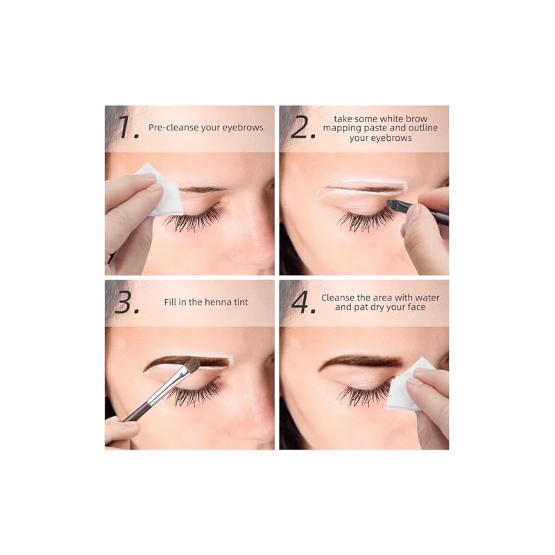 Brow Mapping Paste,Brow Mapping String,Brow Contour Paste,Highly Pigmented Eyebrow Shaping