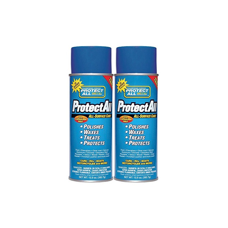 Protect All 62015-02 All Surface Cleaner and Polish Aerosol, 13.5