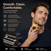 Electric Foil Shaver for Men Face Grooming Razor Beard Trimmer(Yellow)