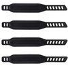 GZXYUAN 4 Pcs Bicycle Pedal Straps Rubber Widened Toe Clips