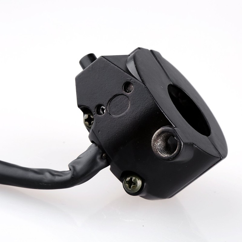 Qiilu Indicator Switch Motorcycle, Motorcycle Handlebar Horn High/Low Beam Indicator