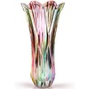 Flower Vase Large Size11.8 inch Phoenix Tail Shape Thickened Crystal