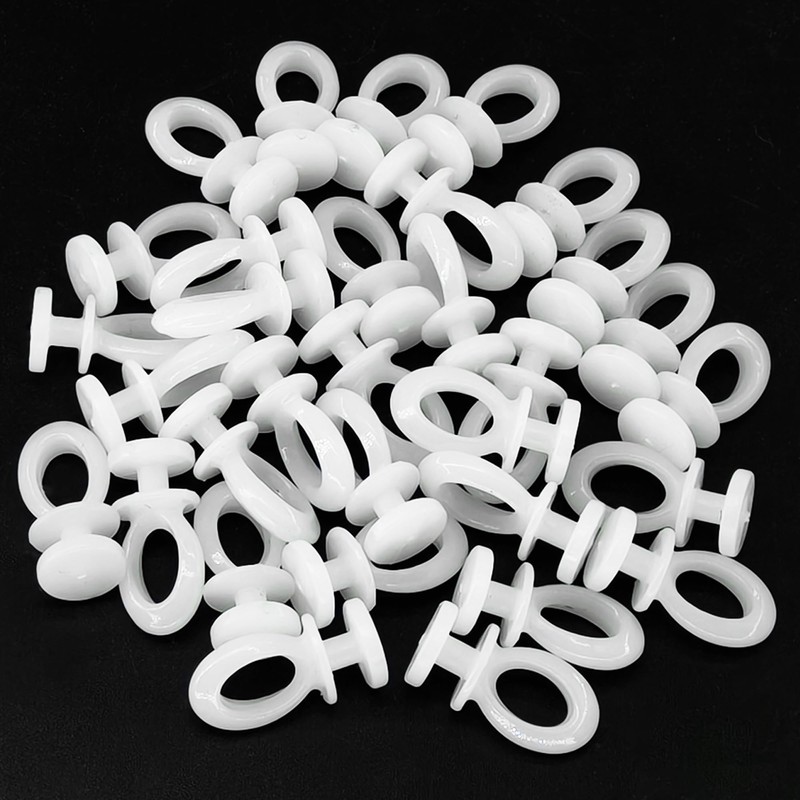 130 PCS Curtain Track Gliders Rollers – Silent Curtain Pulleys