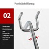 DYOUen Pack of 30 Perforated Wall Hooks Pegboard Simple Hooks