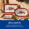 Villeroy & Boch 14-8332-2556 Pastry Plate, Porcelain, Red