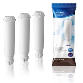 Aqualogis 3 x Water Filter Cartridges for Krups F088 Bosch TCZ6003 TCZ 60003 for Coffee Machines Series Descaler