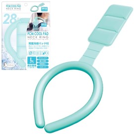 PCM Cool Panel Neck Ring M Size L Unisex Ice Band Cool Ring Ice Pack Ice Ring Reusable Cooling Neck Cooler Neck Cooling Kids Heat Protection Heat Stroke Prevention (Large)