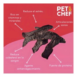 Premio 100% Natural Corazón De Res 100g Pet&chef Perro Gato