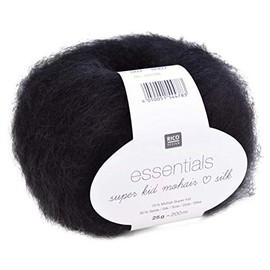 Rico Essentials Super Kid Mohair Loves Silk 007 Black