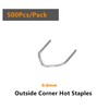 Ruimou Automotive Plastic Bumper Repair Machine Welding Clips (500pcs x