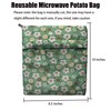 Microwave Potato Bag, Reusable Cooker Pouch for Steamed Potatoes, Corn,