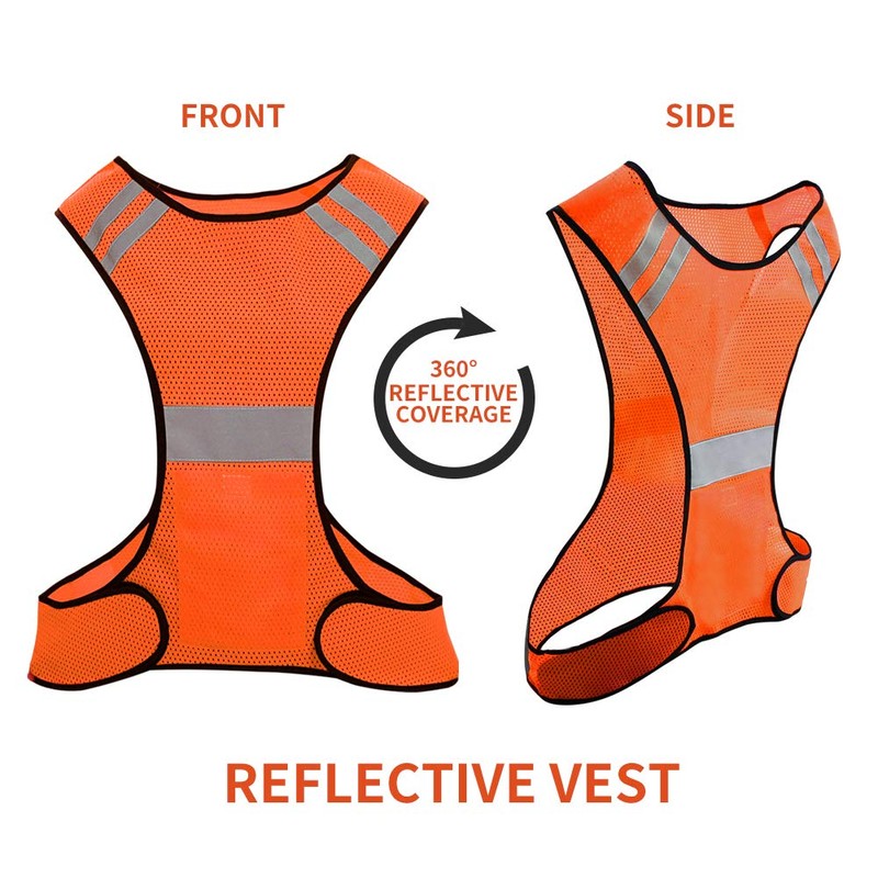 Biqing Hi Vis Vest Reflective Running Vest High Visibility Vest