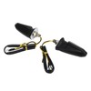 4Pcs Motorcycle LED Turn Signal Lights Mini Front Rear Indicator