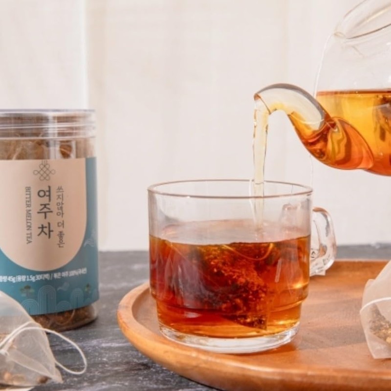 Bitter Melon Tea, Caffeine-Free Herbal Tea Bags, 30 Count