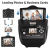 Photo and Slide Scanner with 2.4” LCD Screen, Convert Negatives