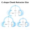 10 Piezas de Retractor de Mejillas en Forma de C,