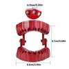 Denture Drill Bit Holder, Bit Organizer Denture Model Holds Up