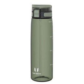 Super Sparrow Water Bottle - 1L - US Tritan BPA Free Straw Bottle - Suitable for Sports, School, Baseball, Outdoor, Camping, Training