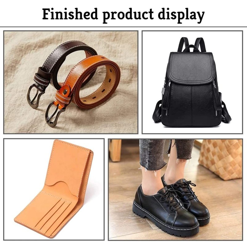 2 Pack Leather Awl Tool, Gourd Shape Sewing Awl Leather