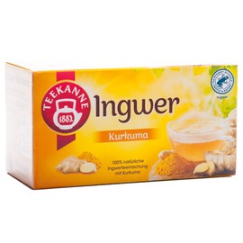 Teekanne Teekanne Harmonising Ginger Turmeric, Pack of 6, 6 x 18 Tea Bags (6 x 32.4 g)
