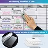 Dry Erase Monthly Extra Large White board Calendar for Wall,