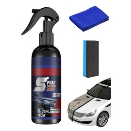 Multi-Functional Car Spray,Coating Agent Spray - 2025 Upgraded Multi-Functional Coating Renewal Agen,Cars Fast-Acting Coa-ting Sprays,3 in 1 Ceramic Car Coating (1)
