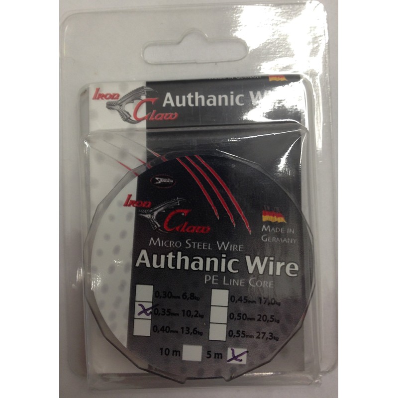Authanic Wire – Knotbares Wire Bait Trace with Dyneema Soul