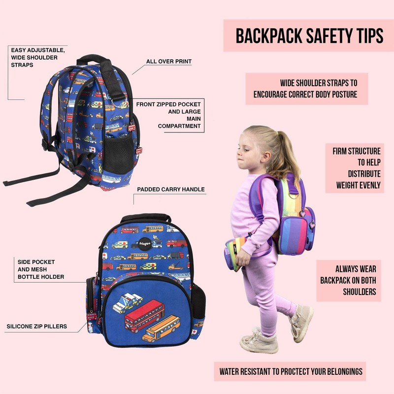 Fringoo - Kids Backpack for Boys | Designed for Young