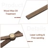 sourcing map 5 Set Wooden Clock Hands Only,Walnut Wood Clock