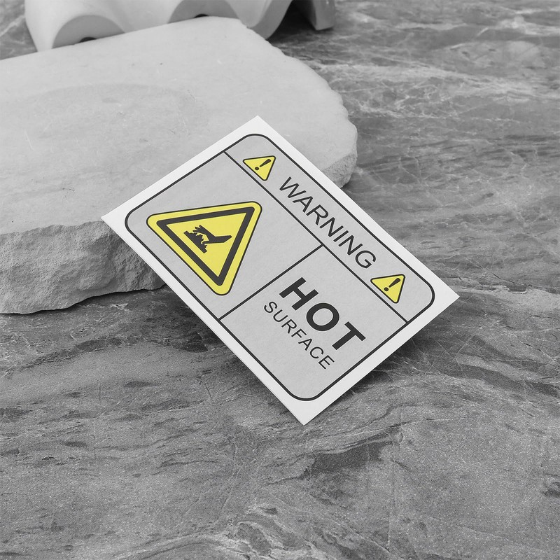 Create idea 10PCS Warning Label for High Temperature Area on