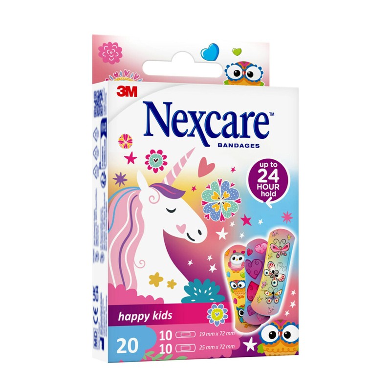 Nexcare Happy Kids Plasters Magic Assorted Pack of 20