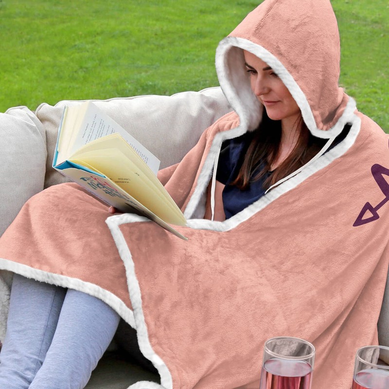 Mama Pink Wearable Blanket Hoodie - Mothers Day Gifts -