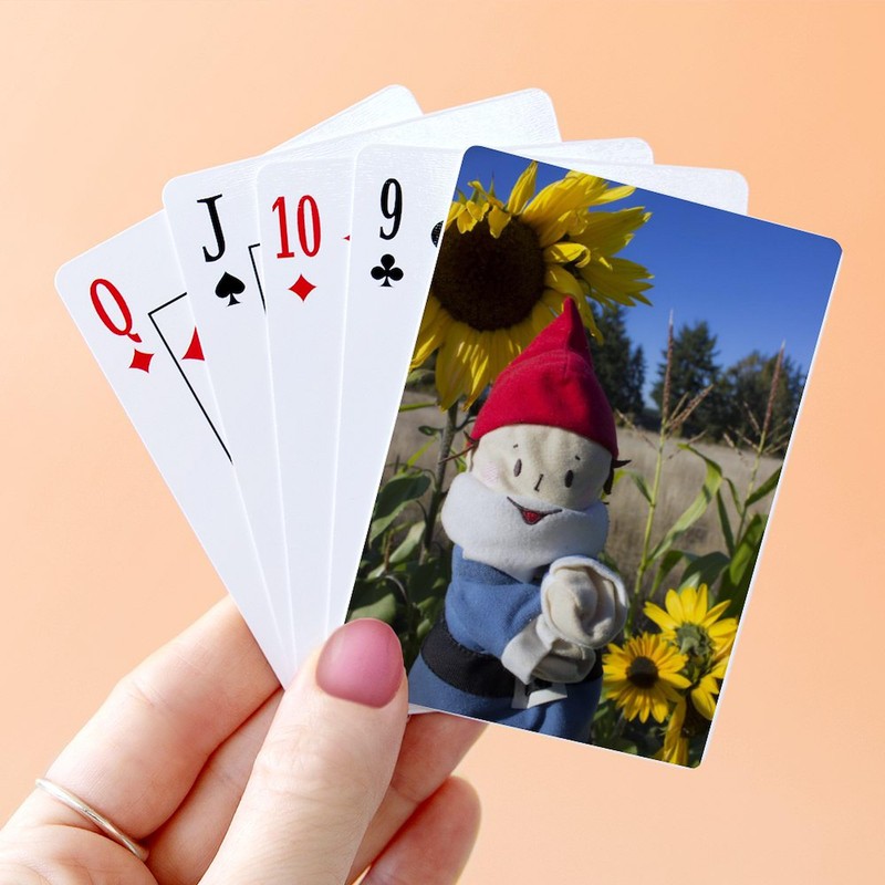 CafePress Fall Field Gus Standard Size Playing Cards