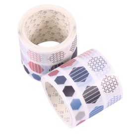 LALAFINA 2pcs Washi Tape Coil Japanese Masking Tape Heavy Duty Duct Tape Cute Washi Tape Sticky Duct Tape Clear Washi Tape Designs Basic Color Planner Sticker Transparent Stickers Blue
