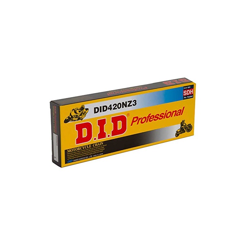 DID Kette 420 NZ3, 78 Glieder (Standard), offen mit Clipschloss
