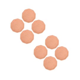 MAGICLULU 8pcs Terracotta Softener Discs for Food Storage Reusable Sugar Saver Santa Claus Pattern Keeps Brown Soft and Fresh for Christmas Baking